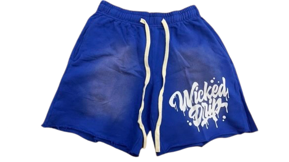 Blue Acid Drip Short